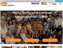 Tablet Screenshot of beehiveindustries.com.au